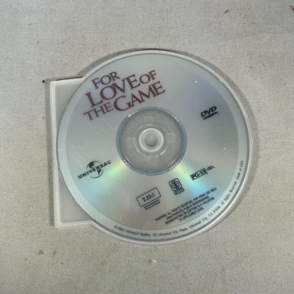 For Love Of The Game PG-13 Kevin Costner Universal Studios DVD - Picture 1 of 1